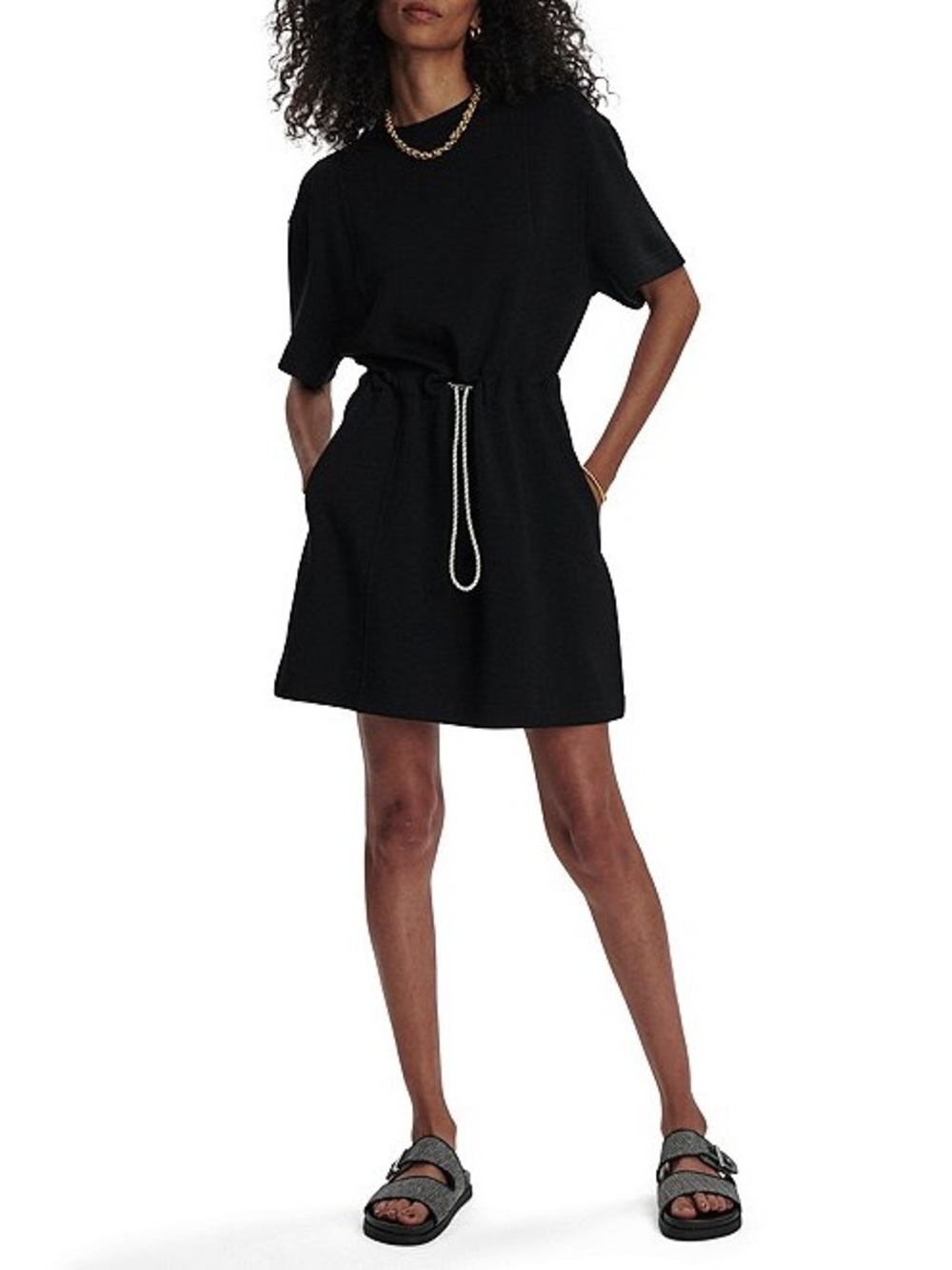 Varley Black Maple 2.0 Dress Sz S
